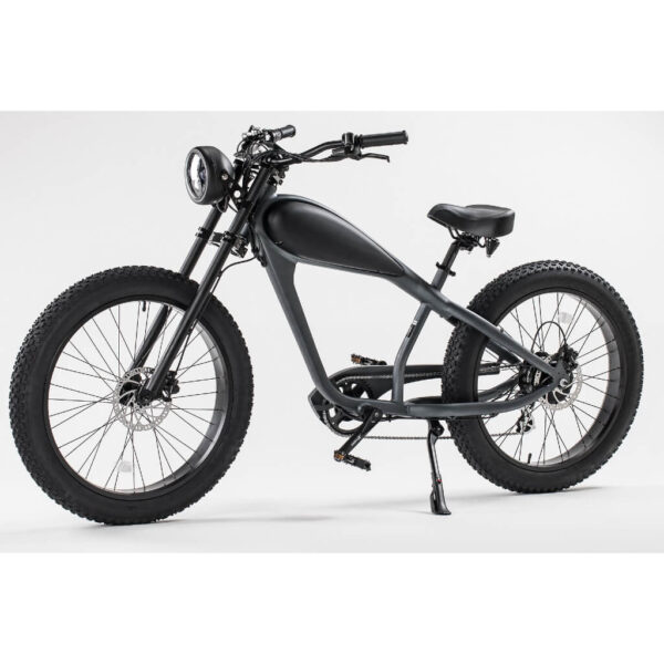 Revi Bikes Cheetah Café Racer 750W 48V Fat Tire Cruiser Electric Bike - Image 2