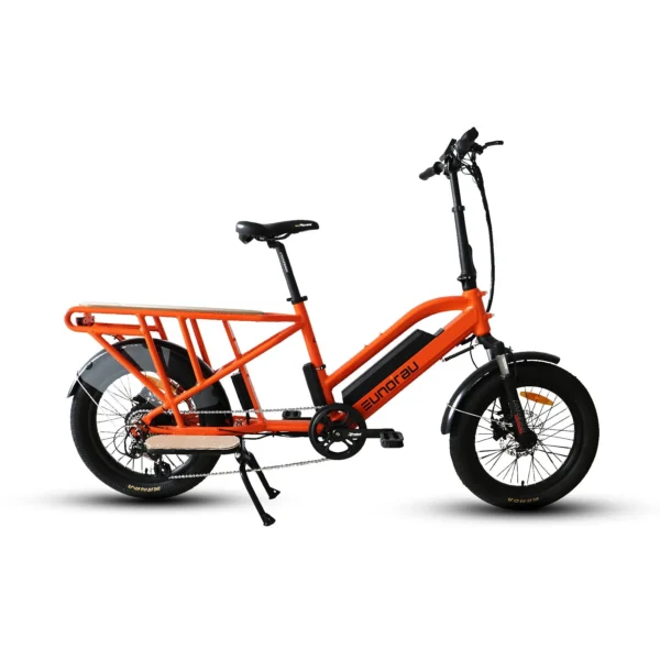 EUNORAU G30-CARGO 500W 48V Dual Battery Family Cargo Electric Bike - Image 5