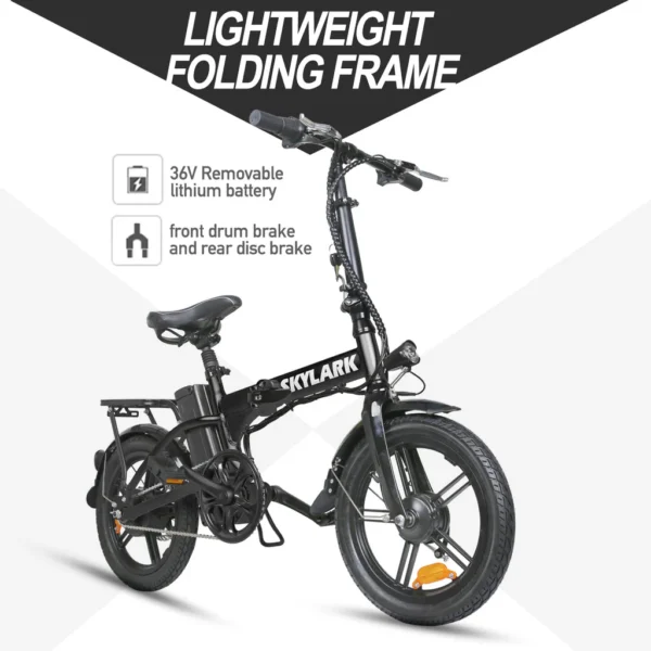 Nakto Skylark 16" Folding Electric Bike - Image 2