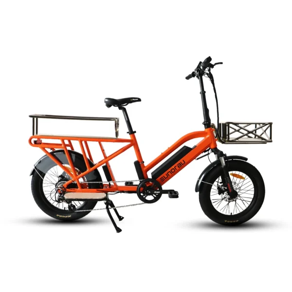 EUNORAU G30-CARGO 500W 48V Dual Battery Family Cargo Electric Bike - Image 3