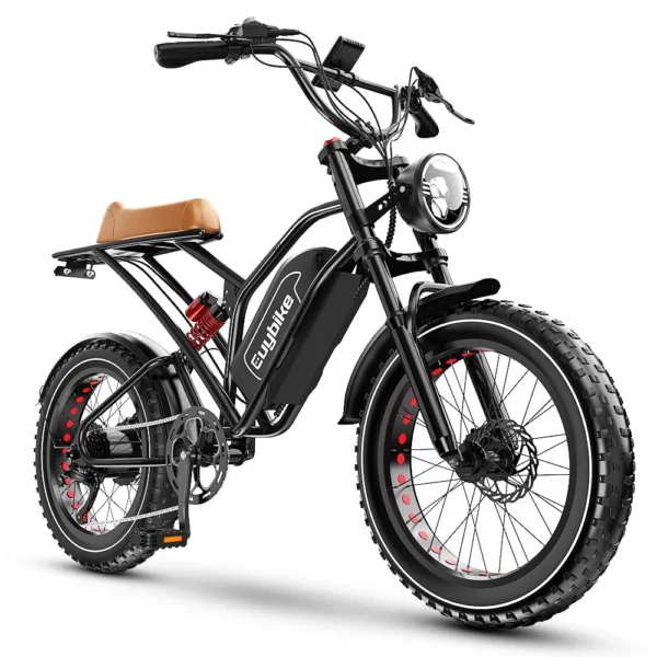 S4 Long Range Moped-Style Electric Bike - Image 7