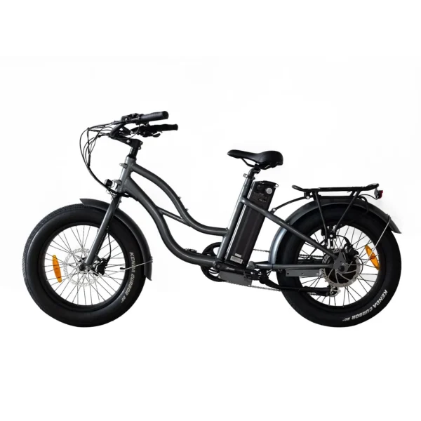 Coastal Cruiser Mini 20x4 750W 52V Fat Tire Step-Thru Beach Cruiser Electric Bike - Image 5