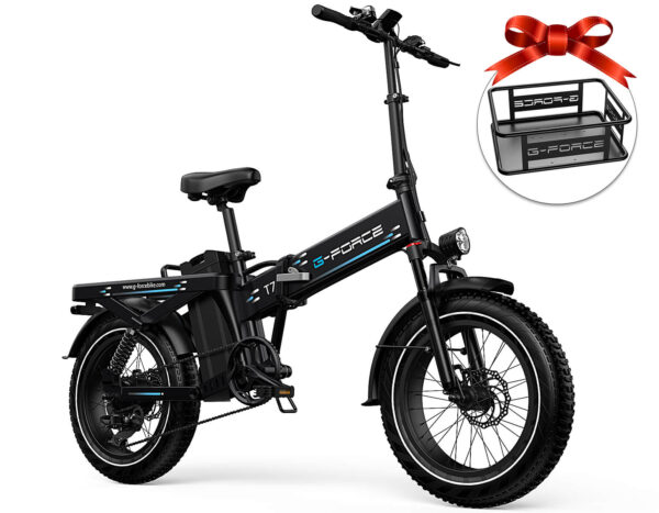 G-FORCE T7 Long Range 750W 48V All Terrain Fat Tire Electric Bike - Image 4