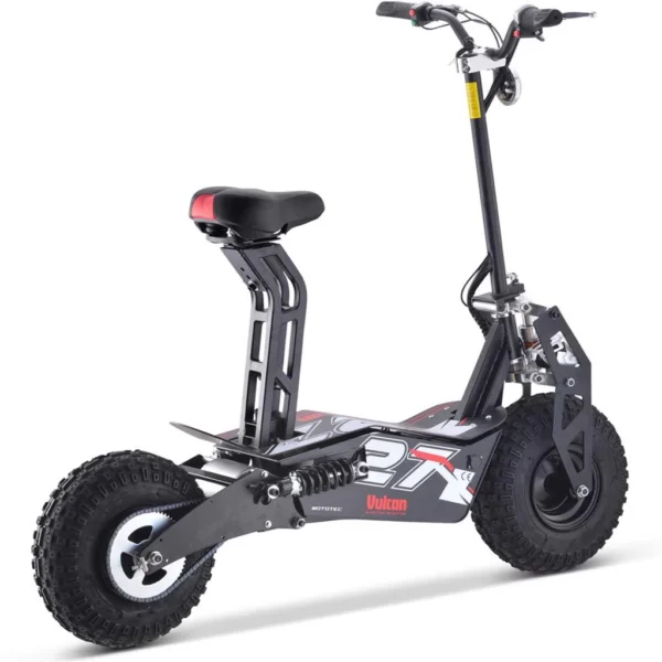 MotoTec Vulcan 48v 1600w Electric Scooter Black - Image 3