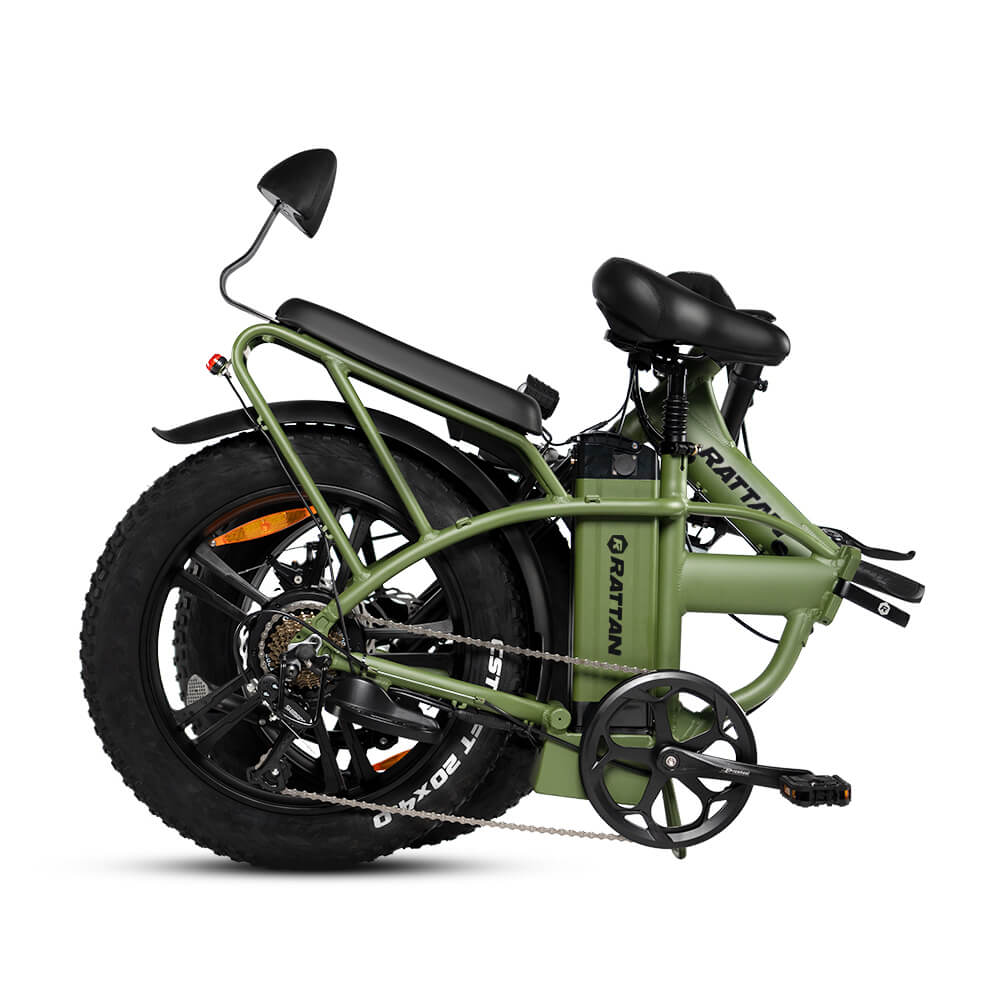 Rattan LM 750 PRO Folding 750W 48V Fat Tire Electric Bike - Image 2