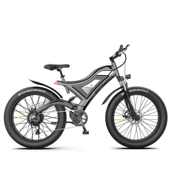 Aostirmotor S18 All Terrain 750W 48V Full Suspension Mountain Electric Bike - Image 5