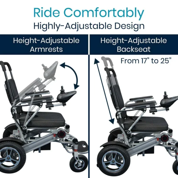 Vive Mobility Foldable Power Wheelchair - Image 6