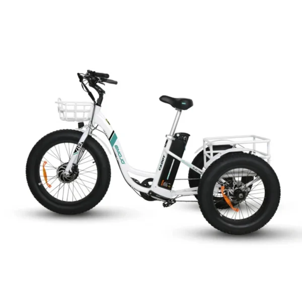 Emojo Caddy 500W 48V Fat Tire Electric Tricycle - Image 3