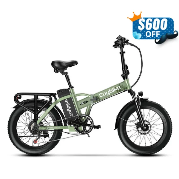 Euy F6 Long Range Fat Tire Electric Bike - Image 2